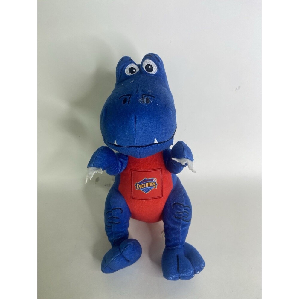 Brooklyn Cyclones Plush Blue Dinosaur Mascot Stuffed Animal Toy Foco FLAWED